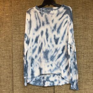 Elan hi lo cotton tie dye sweater